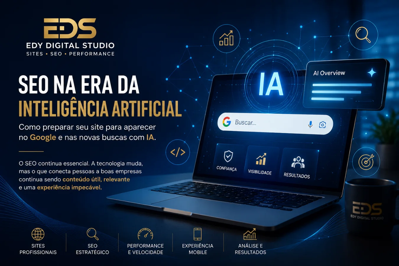 SEO e Inteligência Artificial aplicados à presença de empresas no Google